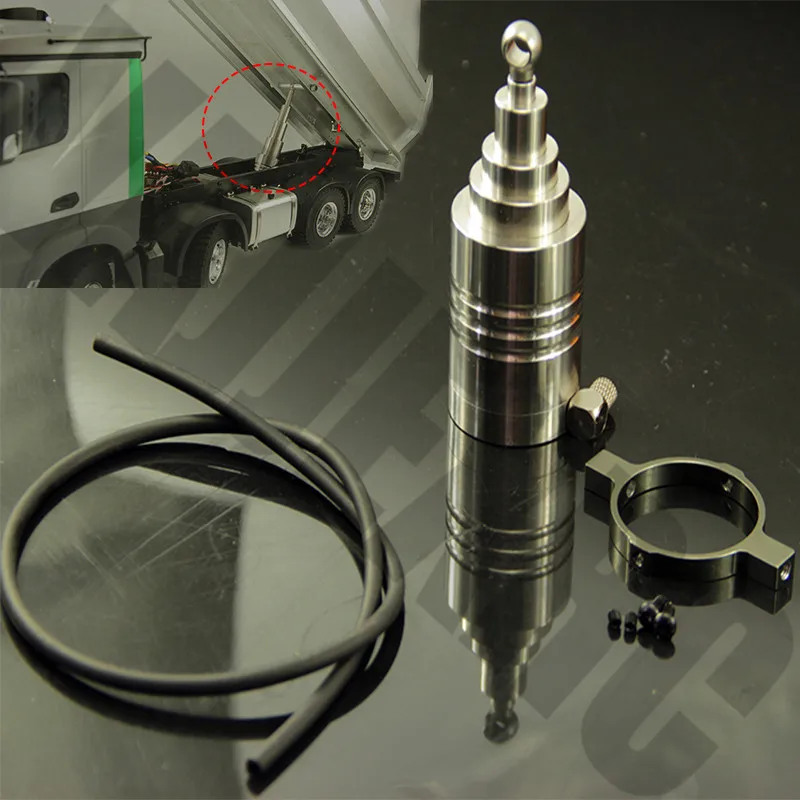 

155mm Stroke Hydraulic Cylinder for 1/14 Remote Control Truck Trailer TAMIYA 56360 Scania R620 FH12 FH16 MAN TGX