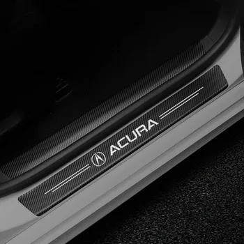 

4Pcs Waterproof Carbon Fiber Sticker Protective For Acura RDX Integra TLX CDX MDX RDX ZDX TLX TLX-L RLX TSX RSX NSX Stickers
