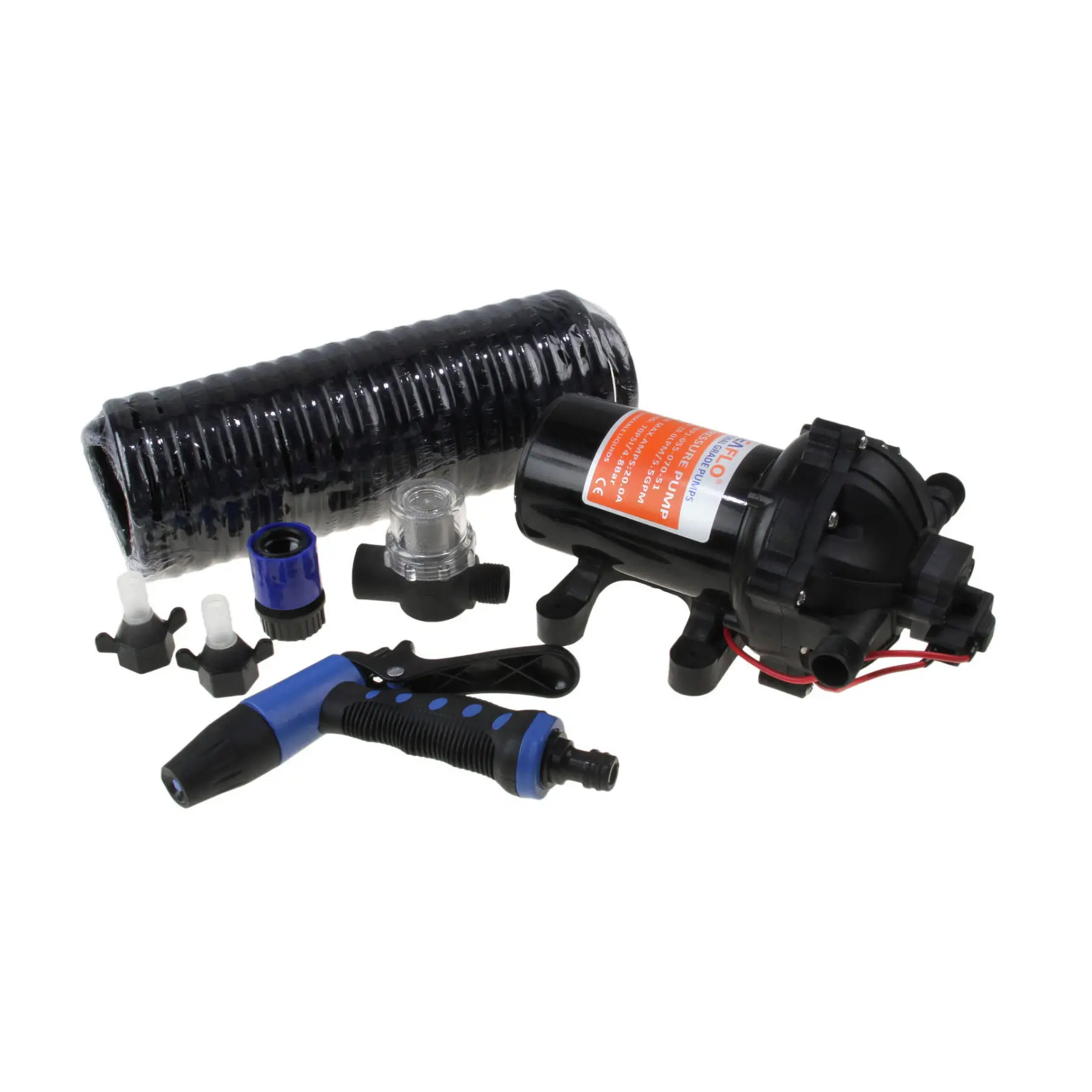 Комплект помывочный SeaFlo, 12 В, 18.9 л/мин, 70 PSI (4.8 бар) SFWP105007051