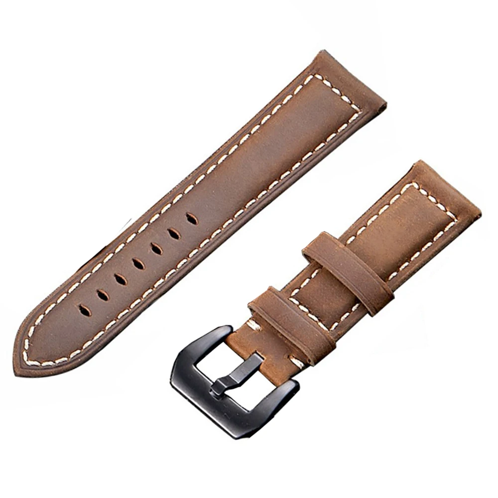 

Sports Leather Watch Bands for Men Quick Release Vintage Watch Straps for Leather Replacement Watchband 20mm 22mm 24mm 26mm WB60