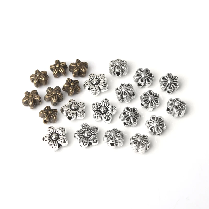 DoreenBeads цинковый бусины-вставки из сплава подвеска Антик Винтаж цветок