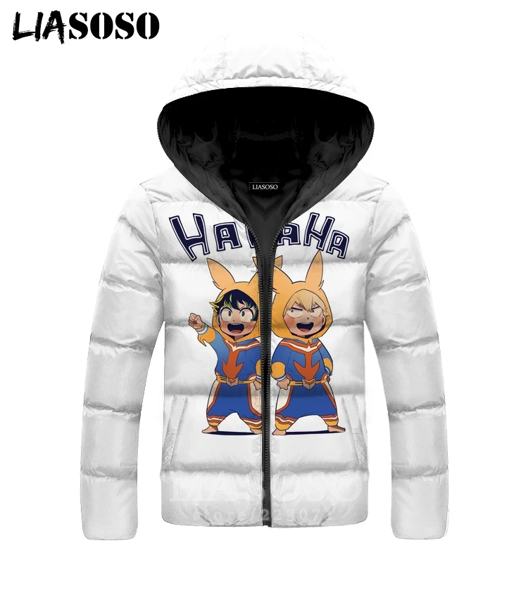 12 My Hero Academy куртки для мужчин и женщин Todoroki Shoto 3D принт аниме плюс бархат утолщение молния теплый повседневный пуховик A281 - Цвет: 12