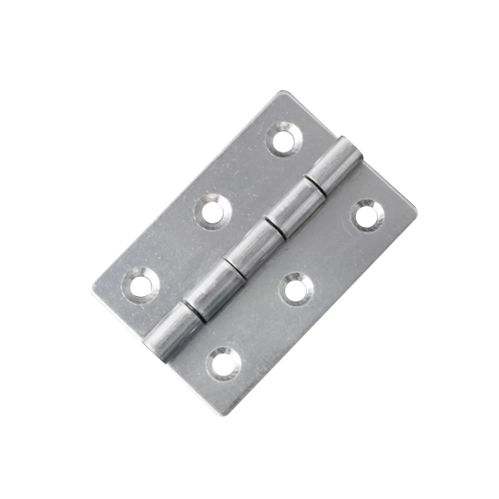 21 Pieces 304 Stainless Steel Flat Open Door Folding 75*50mm Thickness 2mm Mute Hinge