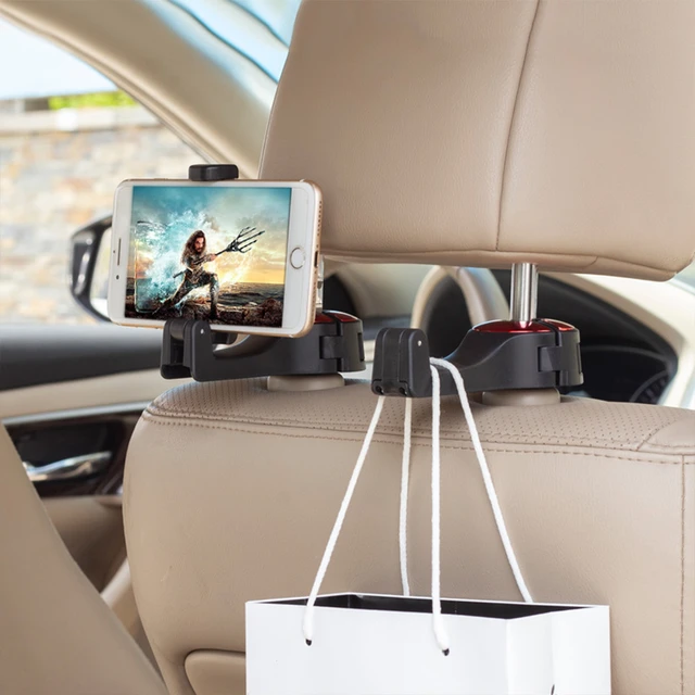 Veloar – crochet de siège arrière de voiture, 2 pièces, support de sacs  réglables, support de téléphone, Clips de rangement pour appui-tête  Automobiles - AliExpress