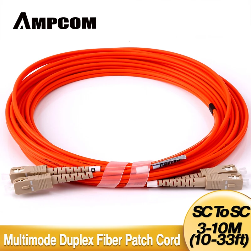 Коммутационный кабель AMPCOM SC к многомодовый дуплексный 50/125 мкм OM2 SC/UPC К