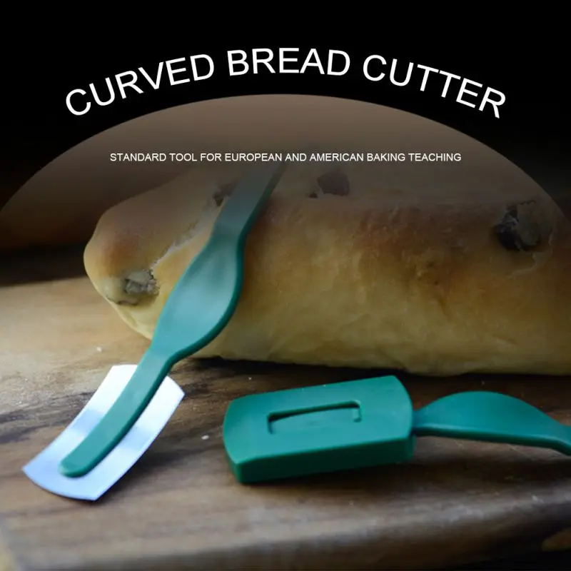Нож для выпечки хлеба лопатки теста десерт режущие изогнутые лезвия легко моются