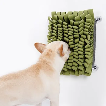 

Pet Training Mat Dog Sniffing Pad With Suction Cup Snuffle Stress Release Nose Work Blanket Dog Nosework Mat Training Blanket