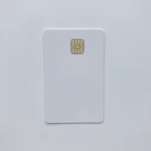 100 шт./лот, поверхность с струйным покрытием, Смарт ПВХ карта с контактным чипом SLE4428 для клуба/супермаркета, напечатанная принтером Epson или Canon