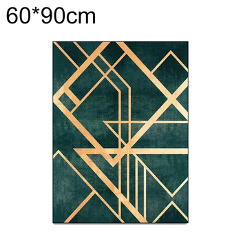 

Carpet Floor Rug Bedroom Rug Living Room Decor Indoor Bath Mat Anti-Slip Gold Lines Polyester Fiber Home Textiles