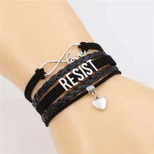 12 шт./лот, 7 цветов, новая мода, античное серебро, противостоит буквенным буквам, кожаные браслеты, сердце, шарм, Винтажные Ювелирные изделия, подарок для женщин и мужчин