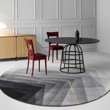 В скандинавском стиле INS популярный серый цвет с металлическим плетеным ковриком для гостиной, постельный современный декоративный прикроватный ковер. Вилла ковер