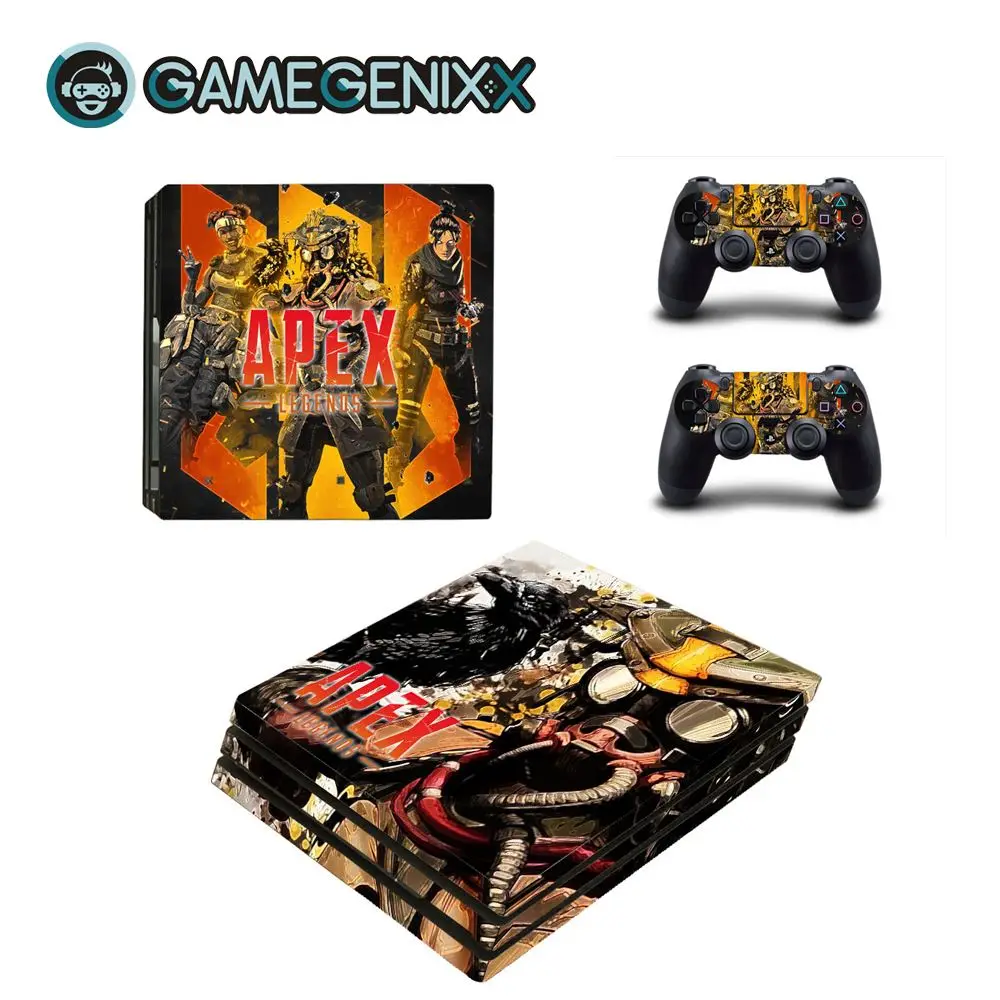 

GAMEGENIXX Skin Sticker Vinyl Decal for PS4 Pro Console and 2 Controllers - Apex Legends