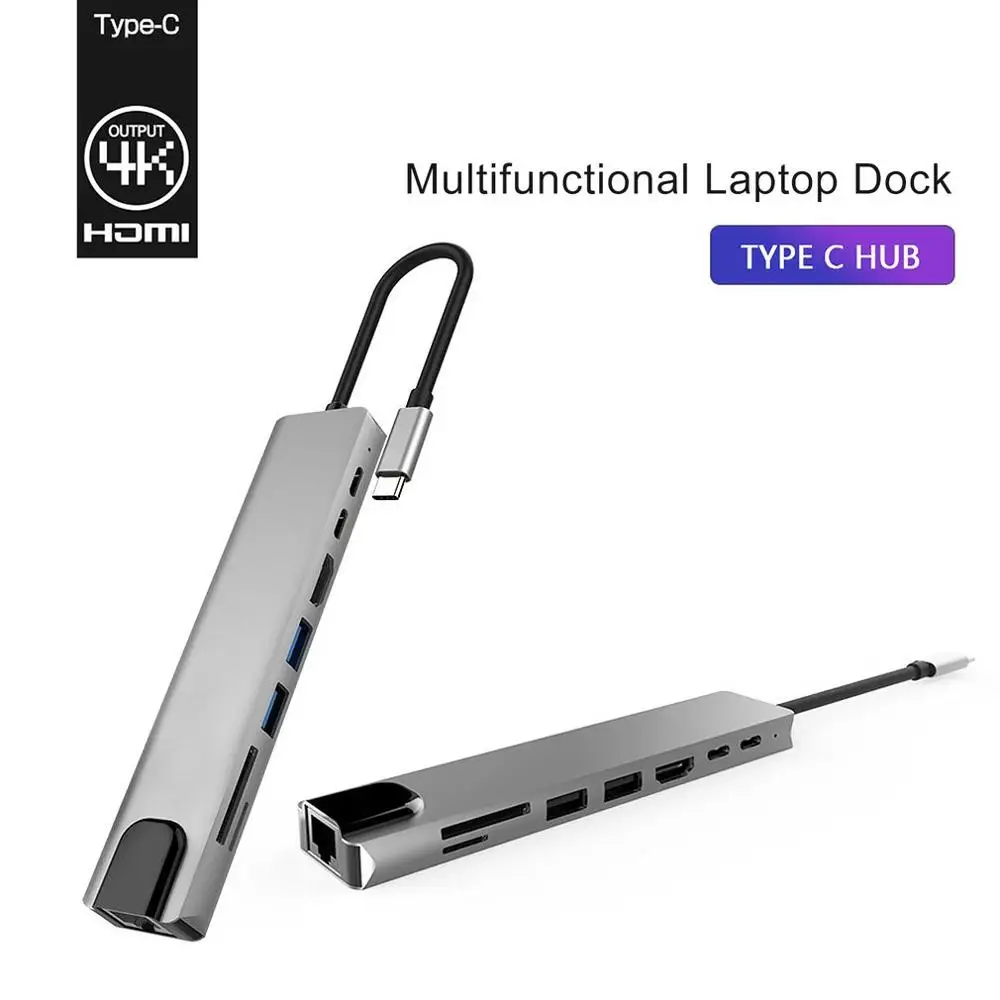 3 в 1 концентратор Tpye-C к Micro USB 3,0 2,0 HDMI Thunderbolt сплиттер адаптер совместимый для MacBook Pro для samsung