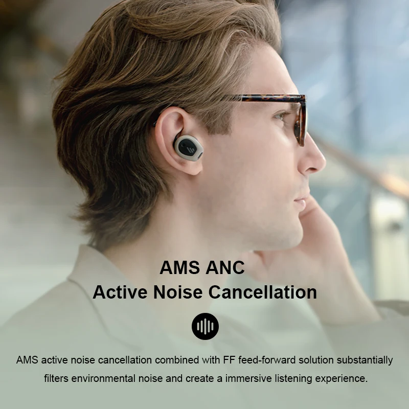 EDIFIER TWSNB TWS Earphone Active Noise Cancelling aptx Earbuds Qualcomm BT 5.0 33hrs Playback LDS Antenna wireless earphone
