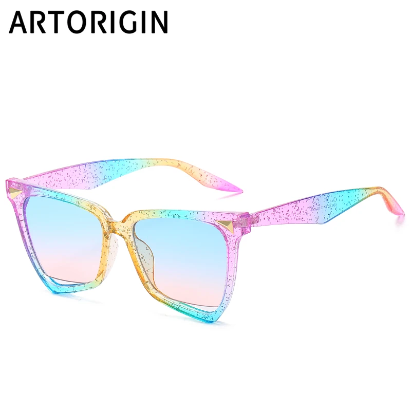 

Unique Sunglasses Women Brand Designer Causal Personality Irregular Cat Eye Sun Glasses UV400 Fashion Female Shades 2019