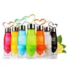 650ml Sport Bottle H20 plastic Fruit infusion bottle Infuser Drink Outdoor Sports Juice lemon Portable Bike Travel Water Bottle 6