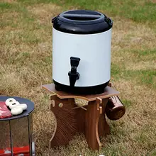 

Practical Oxford Cloth Waterproof Picnic Creative Tank Holder Rack for Trip Barbecue Stool Camping Bucket Rack