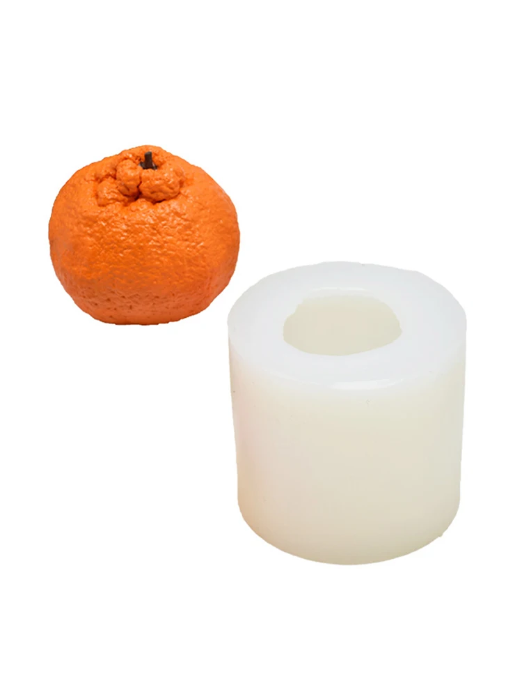 3D Lifelike Ugly Orange Modeling Silicone Mold Handmade DIY Soap Mold Cake Fondant Plaster Clay Candle Baking Tools