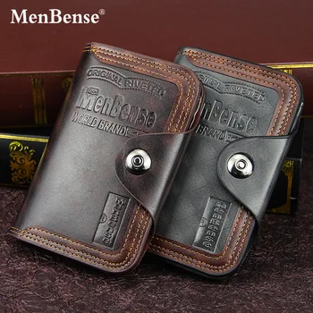

MenBense Retro Wallet PU Leather Clutch Bag Men's Wallet Wallet Mobile Wallet Slim Card Holder Purse Bag Handbag Money Bags