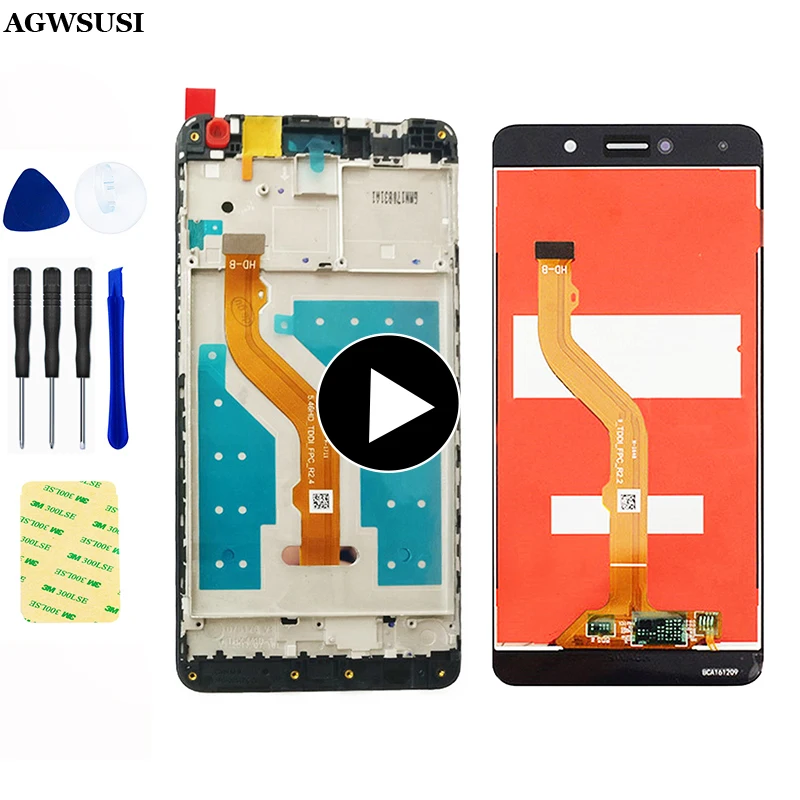 For HUAWEI Y7 2017 Prime TRT-L21 TRT-LX2 TRT-L21A TRT-L21X TRT-LX1 LCD Display Touch Screen Digitizer Assembly Frame | Мобильные