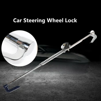 

Hot Truck Anti-Corrosion With 3 Keys Clutch Anti Theft Heavy Duty Car Universal Steel Protection Retractable Steering Wheel Lock