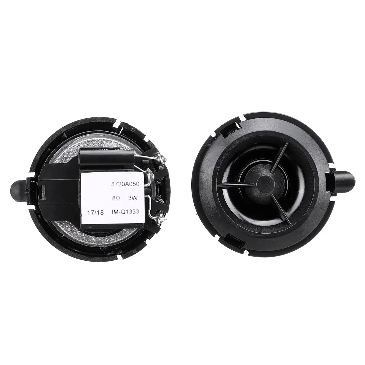  2X Car Tweeter Speakers Horn With Triangular Holder Bracket Plate 7221B119 7221B120 For Mitsubishi 