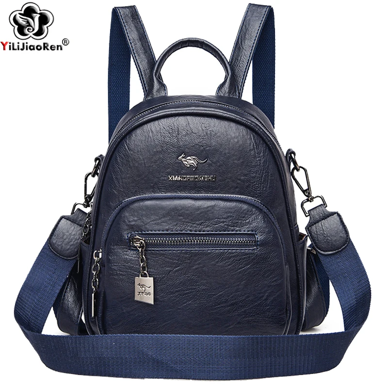 small soft leather backpack