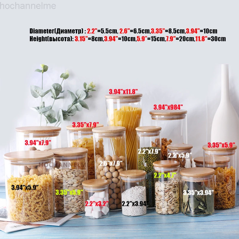 Buy Wholesale China High Quality 8 Pack Glass Jar With Bamboo Lids