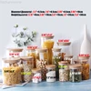 Mason Candy Jar For Spices Glass bamboo Cover Container Glass Jars With Lids Cookie Jar Kitchen Jars And Lids Wholesale 2