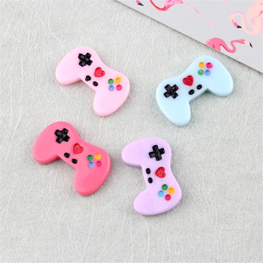 10pcs Video Game Controller Resin Charms Flatback Keychain Necklace Pendant DIY 10pcs Video Game Controller Resin Charms Flatback Keychain Necklace Pendant DIY