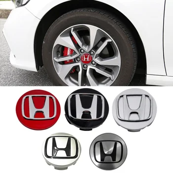 

58/69mm Car Wheel Center Caps Badge for Honda Jazz City Civic Inspire Accord HRV CRV Odyssey Jade Fit Auto Hub Cover Accessories