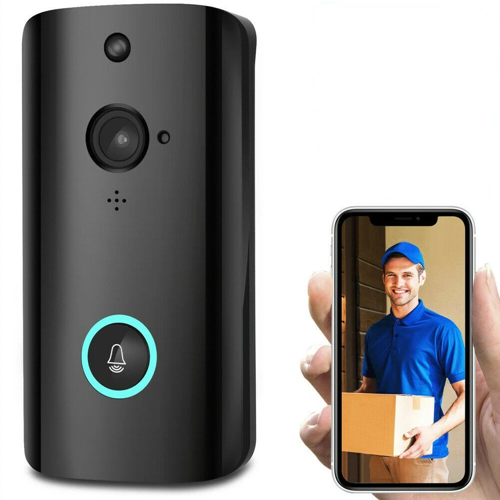 

1080P Smart WIFI Security Doorbell Wireless Video Phone Camera with Night Vision FKU66