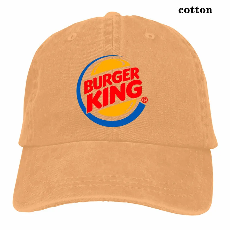 Бейсбольная кепка с логотипом Burger King BK для мужчин и женщин, Кепка-Дальнобойщик, модная Регулируемая Кепка - Цвет: 3-Natural