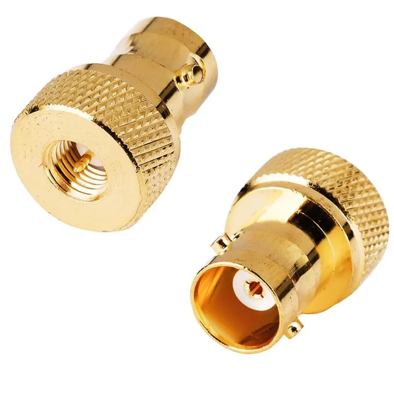 2PCS SMA Male Female to BNC Male Female adapter For Wireless LAN Devices, Coaxial cable, WiFi, Ham or Handheld Radios,