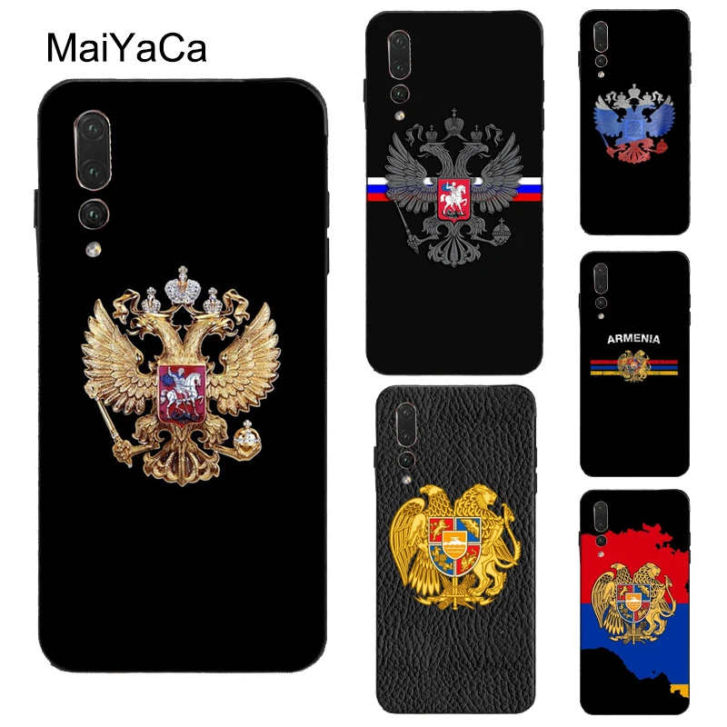MaiYaCa Армянский Герб России чехол для Huawei P30 Lite P10 P20 P40 Pro P Smart 2019 Z Mate 10 20 30 | Мобильные