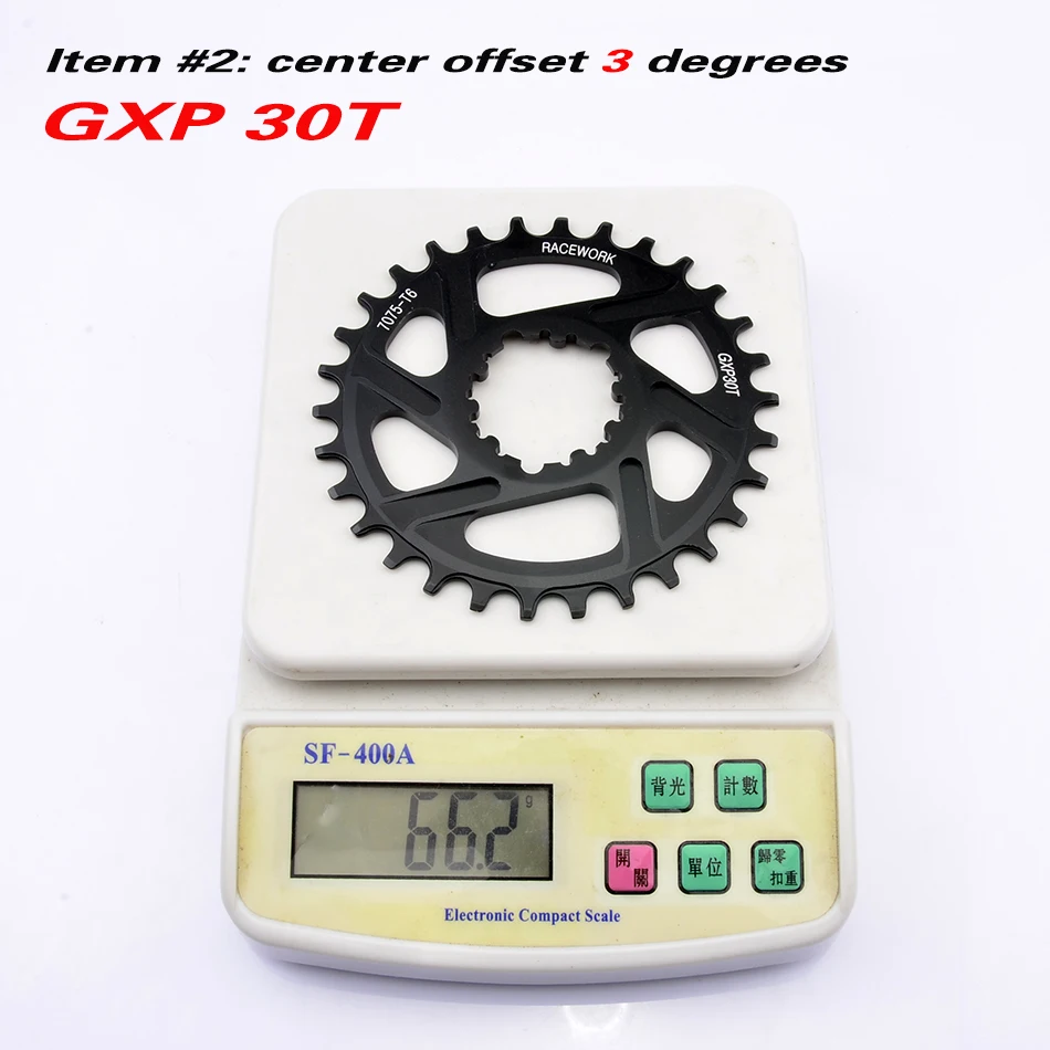 Бесплатная доставка RACEWORK Fahrrad кеттенблатт 30 34 36 38t Engen Breite мех GXP XX1 XO CNC AL7075