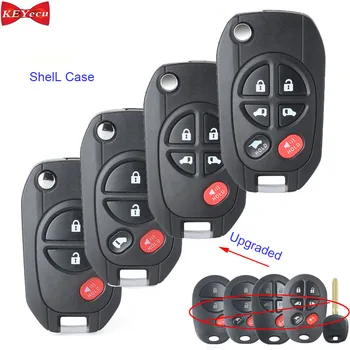 

KEYECU for Toyota Highlander Sequoia Sienna Tacoma Upgraded Modified Remote Key Shell Case Fob for GQ43VT20T