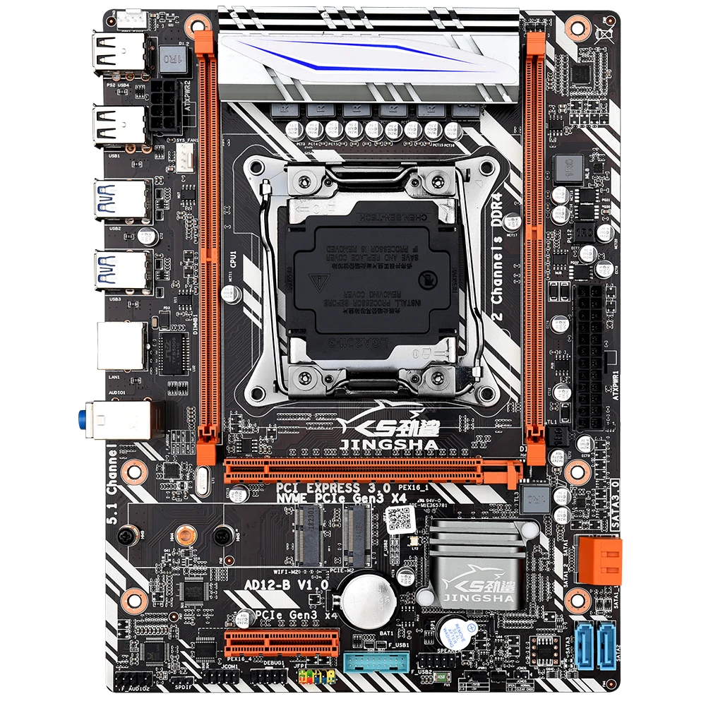 Комплект материнской платы JINGSHA X99 D4 lga 2011 v3 с E5 2640V3 2 6 ГГц 8 ядерный процессор LGA 3 2*8