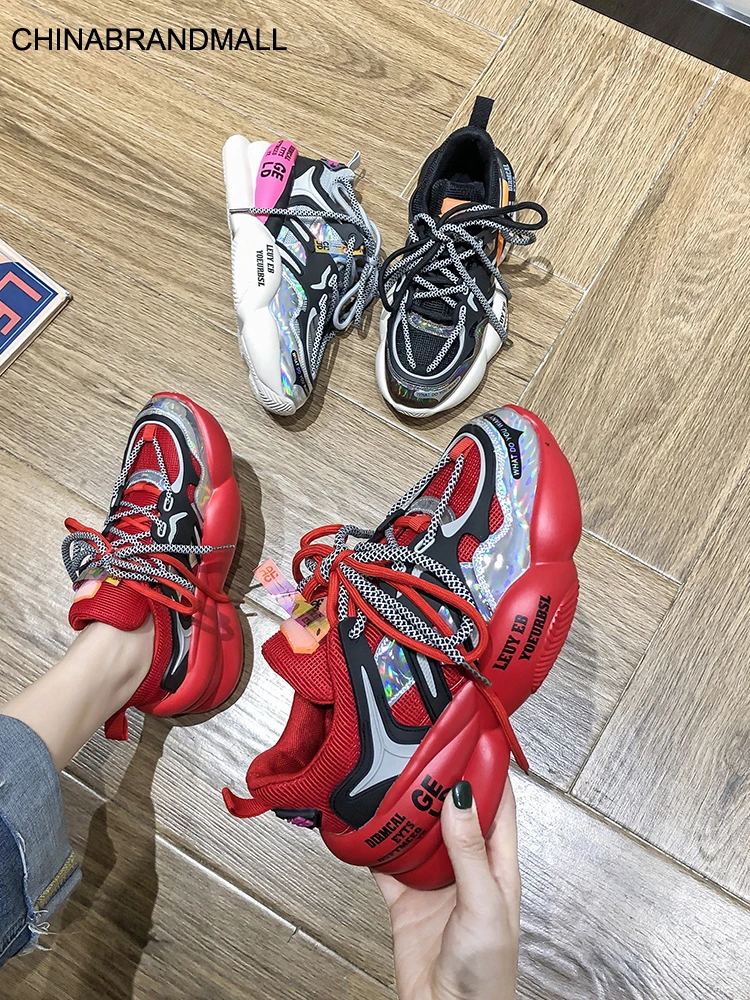

2020 Fashion Summer Female Sneakers Autumn Chunky Women Sneakers Womens Platform Sneakers Shoes Canvas Shoes Ladies Casual Shoes