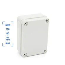 Горячий по всему миру IP65 водонепроницаемый корпус 110*80*45 мм пластиковый электронный проект коробка кабель филиал чехол