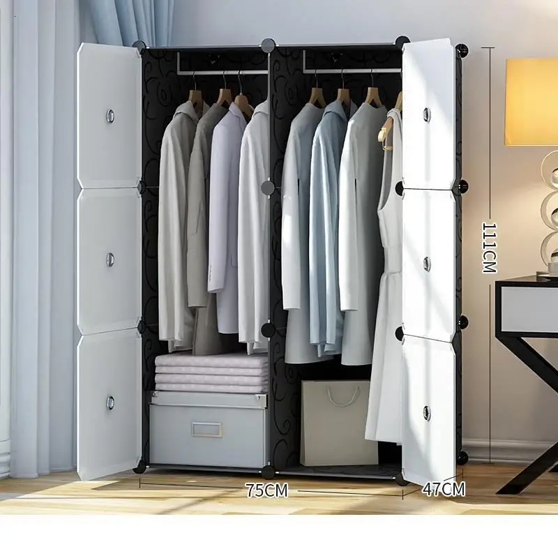 MODEL B Mobilya туалетный Penderie кровать Rangement Garderobe мебель шкаф Mueble де Dormitorio Спальня мебель Guarda Roupa вешалка для одежды - Цвет: MODEL B