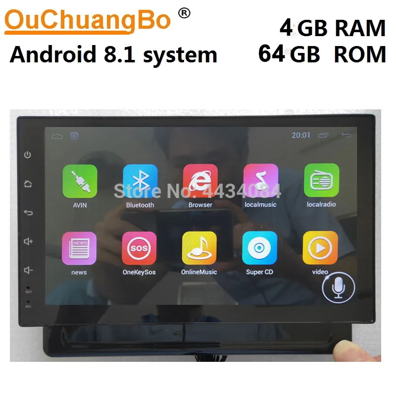 Ouchuangbo 9 дюймов радио gps navi Стерео для Байк сенова x25 E360 Поддержка USB SWC двойной зоны Аудио Видео android 8,1 OS 4+ 64