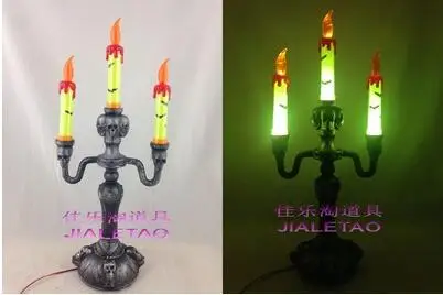 40cm height 17cm wid Новое зеркало Террор Хэллоуин вечерние декоративные реквизиты вечерние принадлежности маскарад бар ужас светящееся звуковое зеркало украшение Хэллоуин - Цвет: 40cm height 17cm wid