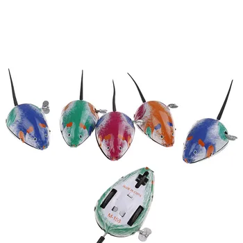 

3pcs/lot For Children Kids Classic Tin Wind Up Clockwork Mouse Toys Action Figures Toy