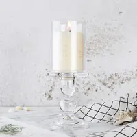 1pc 3 46 4 52 5 51 in Glass Candle Holders for Pillar Candle and Taper