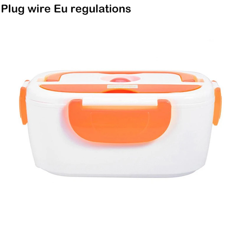 1.05L Portable Electric Heating Lunch Box Container Food Storage Warmer With Spoon EU/US/UK Plug kitchen Electric Meal Warmer