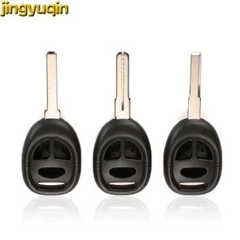 

jingyuqin Remote Car Key Fob Shell For Saab 9-3 9-5 93 95 With Uncut Key Blade Replacement 3 Buttons