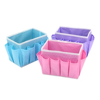 

Multifunction Cosmetic Storage Boxes Multi Pocket Cosmetic Bag Desktop Groceries Storage Containers Makeup Organizer