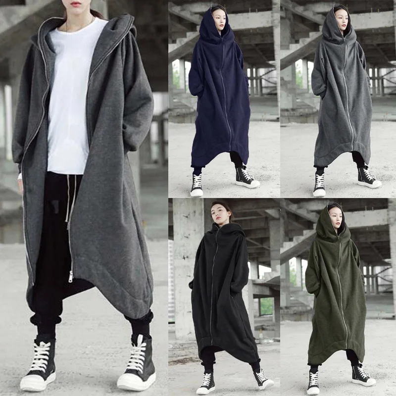 Most effective  2019 ZANZEA Women Long Sleeve Hooded Coats Winter Fleece Jackets Plus Size Sweatshirt Coat Loose Ou