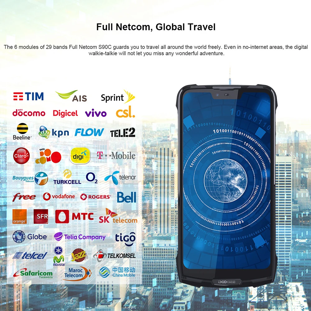 Модульный смартфон DOOGEE S90C Helio P70 восемь ядер NFC 6 18 FHD + дисплей IP68/IP69K 4 Гб 64 ГБ камера